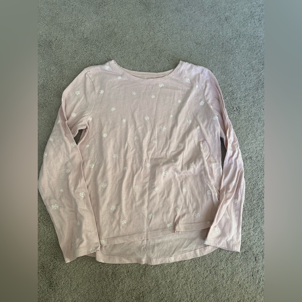 Girls Old Navy snowflake shirt yxl 14/16
